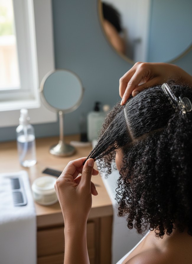 How to Do a Two Strand Twist Out for Defined Curls