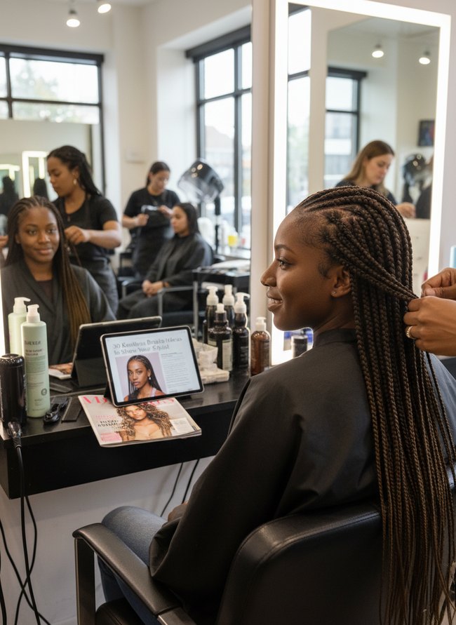 30 Knotless Braids Ideas to Show Your Stylist