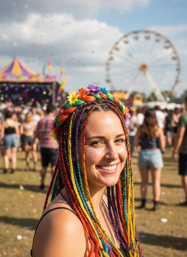 Festival and Concert Cornrow Styles to Try