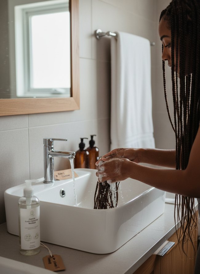 How to Wash Box Braids Without Frizz or Buildup