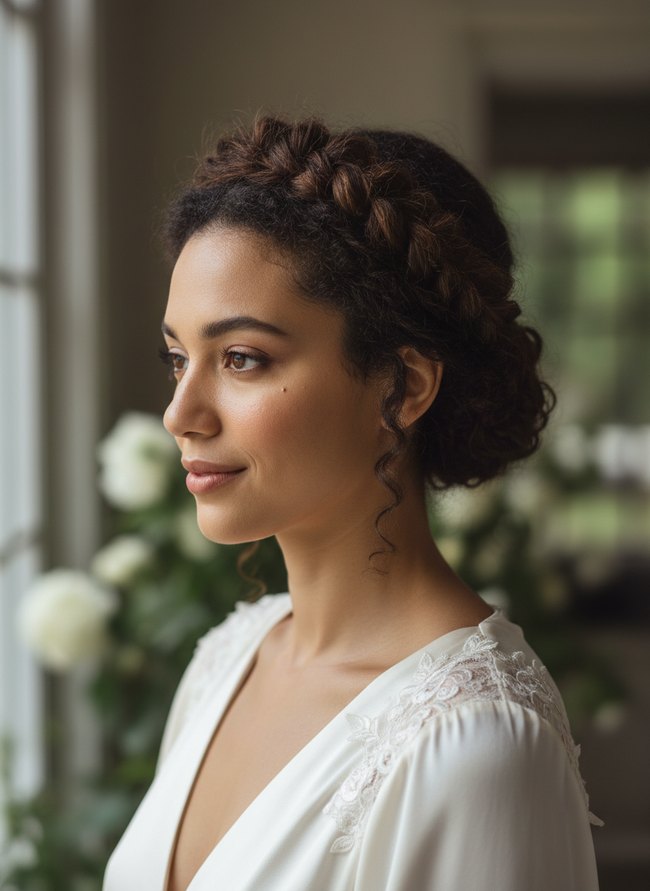 20 Wedding Updos for Natural Hair That Hold All Night