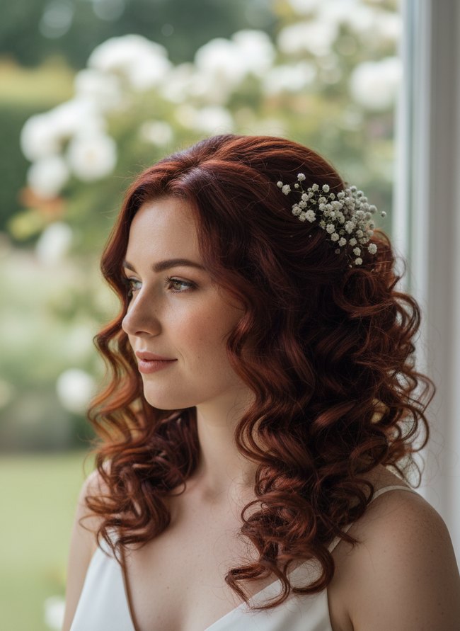 16 Curly Wedding Hairstyles for a Soft Romantic Vibe
