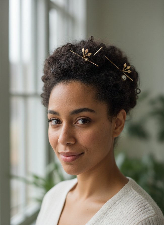 Best Hair Pins and Combs for Securing a Natural Hair Updo
