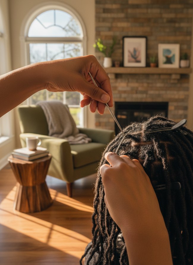 How to Retwist Your Locs at Home Step by Step
