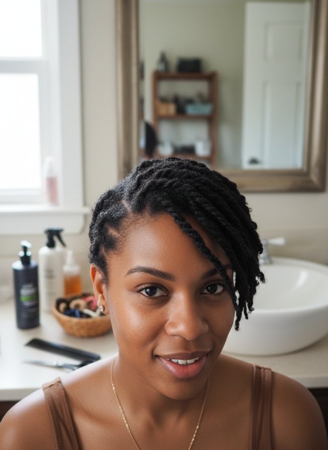 How to Style Short Locs in 5 Easy Ways
