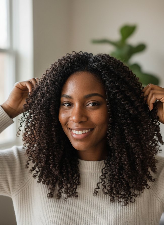 Frizz-Free Strand Sculpting