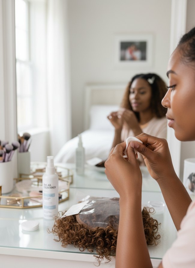Adhesive-Free Hairline Prep