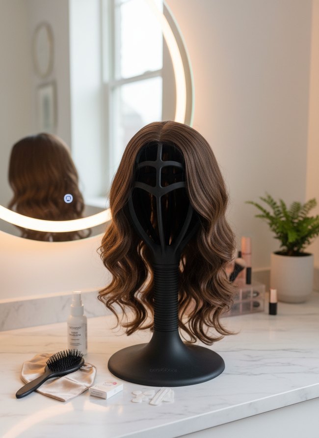 Soft Grip Wig Stand
