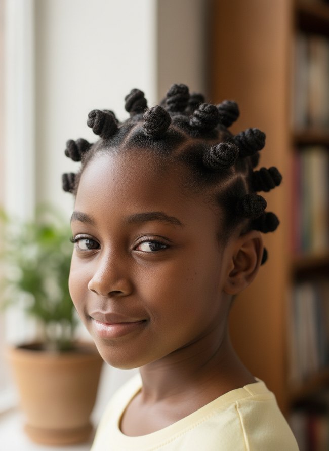 Braided Bantu Knots