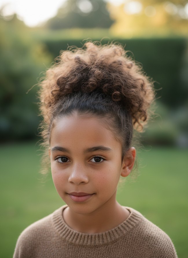 Puffy High Ponytail