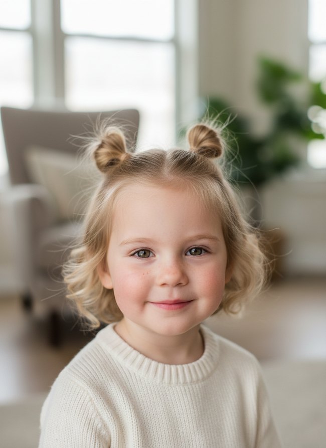 Tiny Top Knots