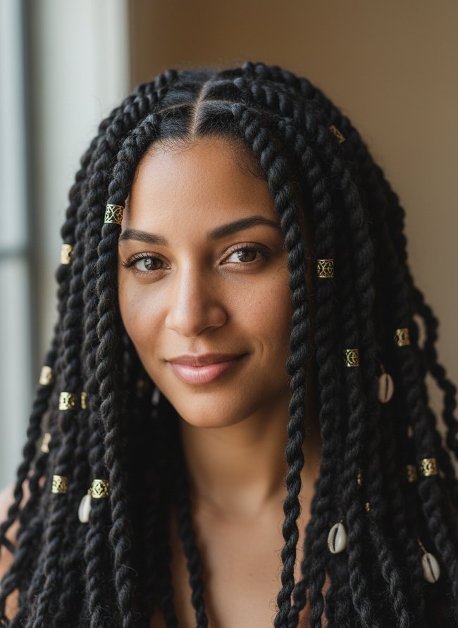 Chunky Goddess Two Twists