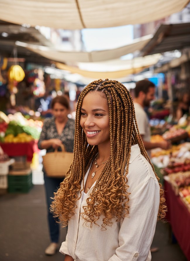 Honey Blonde Accent Twists