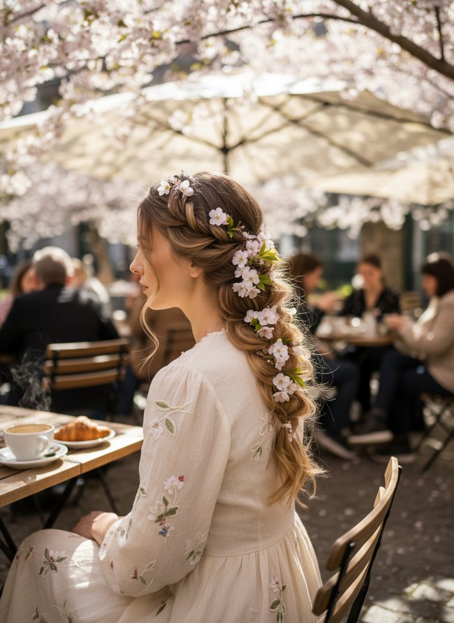 Cascading Petal Twist Braid