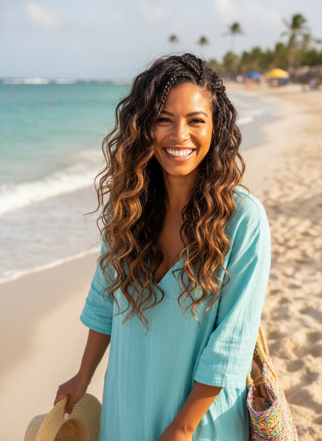Cascading Beach Wave Twist