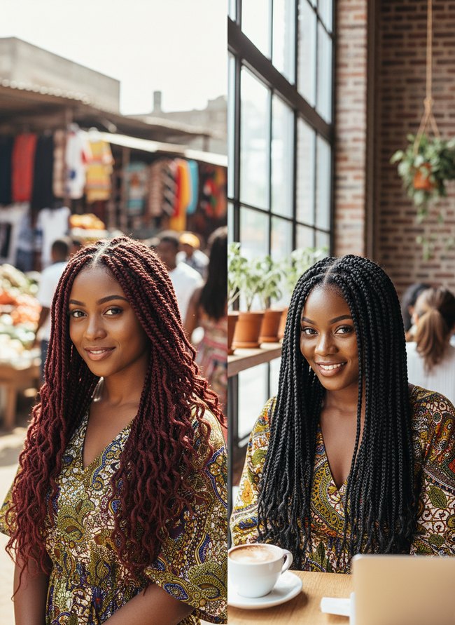Sleek Senegalese Twist Pick