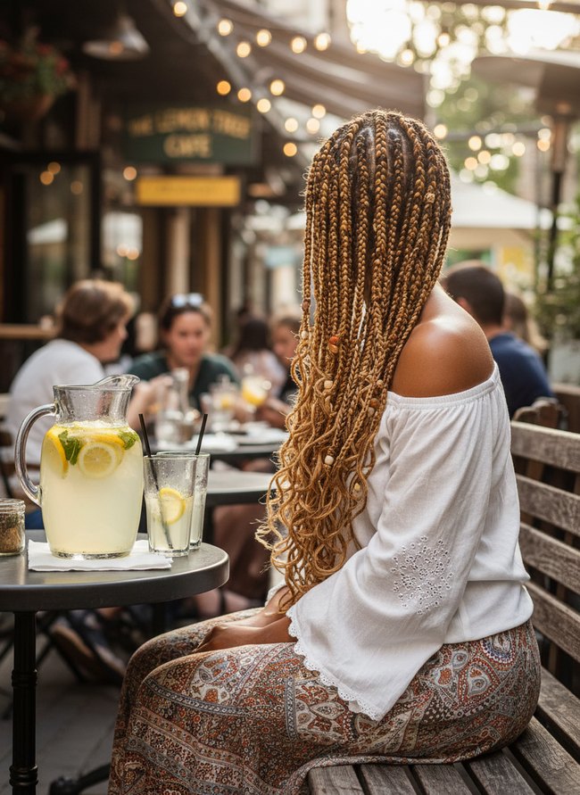 Bohemian Waterfall Braids