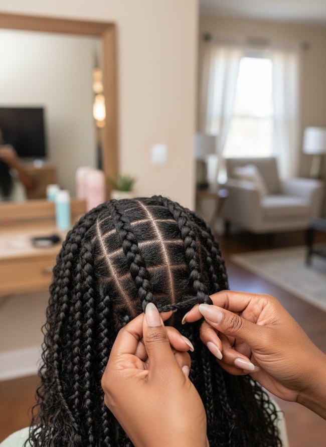 Double Stitch Braid Start