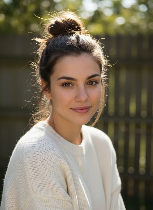 Relaxed Top Knot