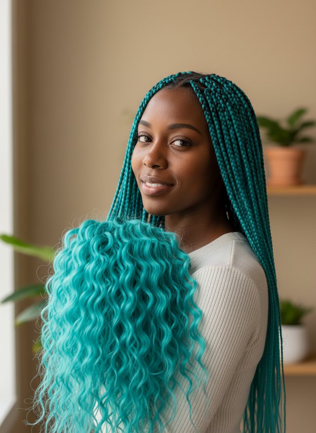 Aqua Wave Braiding Blend