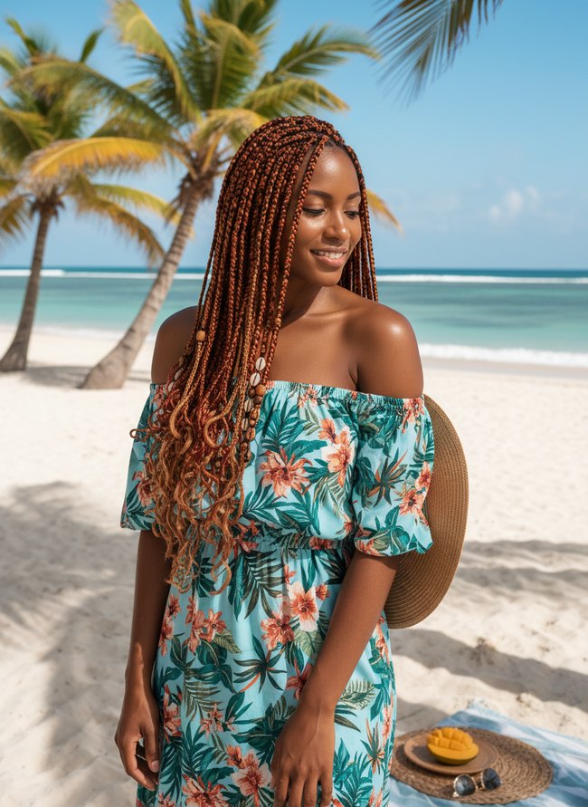Tropical Twist Box Braids