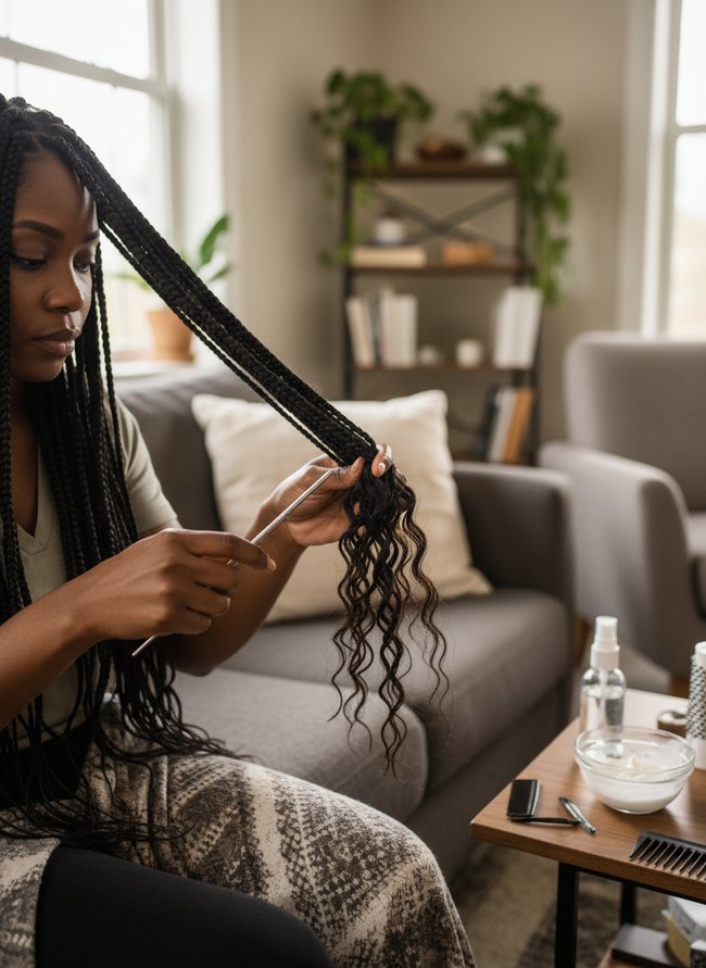 Sectioning Hair Precision Takedown