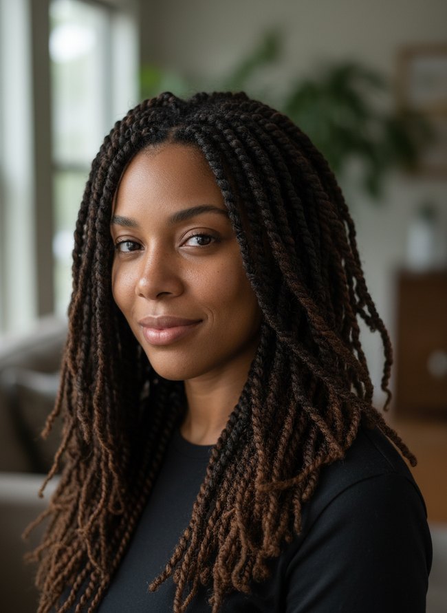 Deep Twist Crochet Locks
