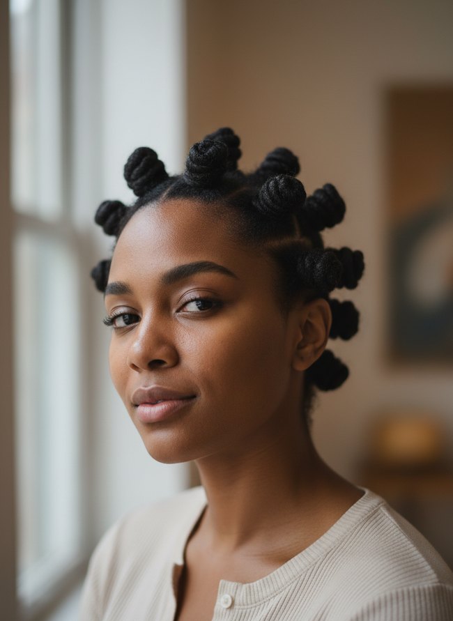 Chic Bantu Knots