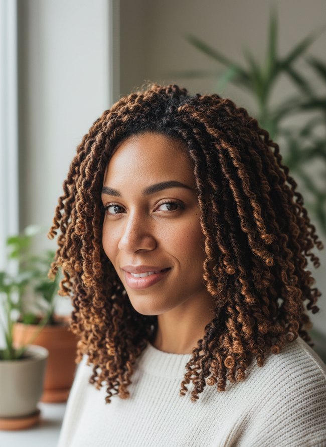Textured Spiral Locs