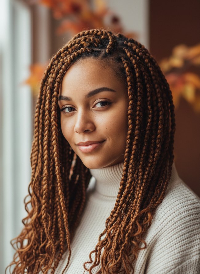 Cinnamon Swirl Marley Twists