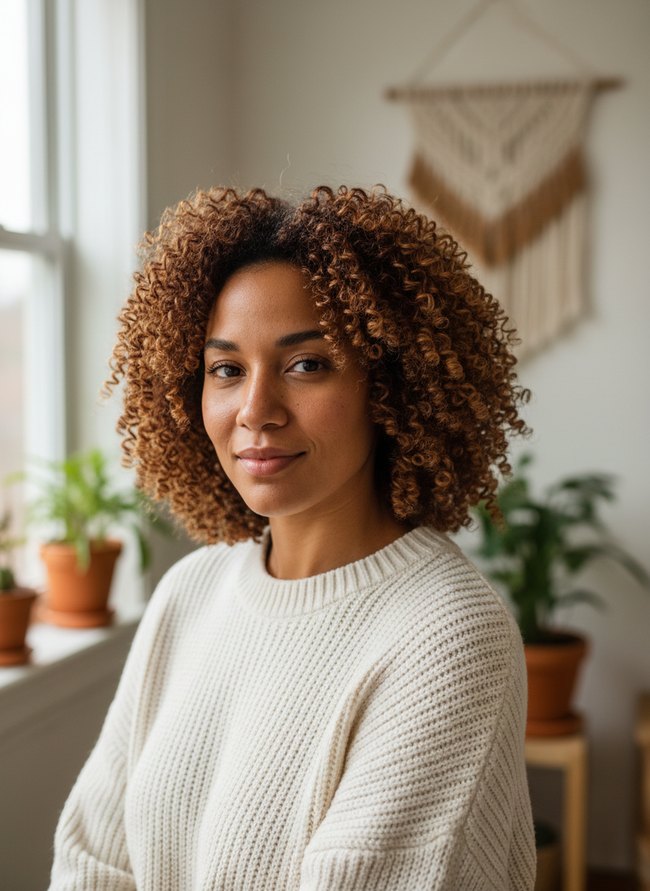 Textured Faux Fro Curls
