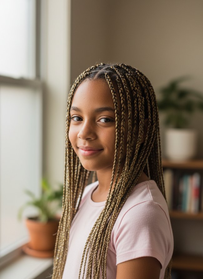 Sparkle Strand Box Braids