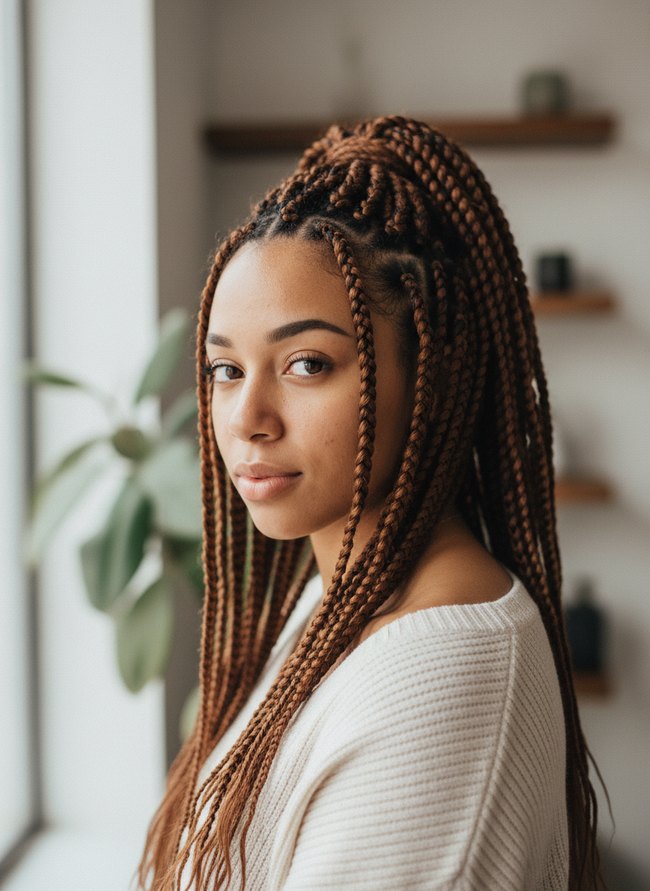 Goddess High Ponytail Twist