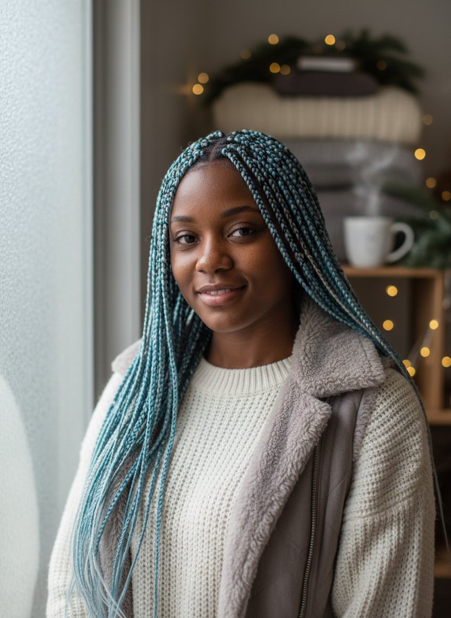 Arctic Knotless Braids