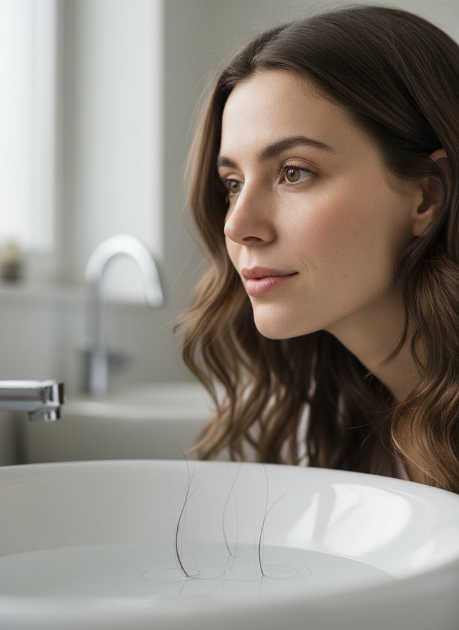 Hair Strand Sink Observation