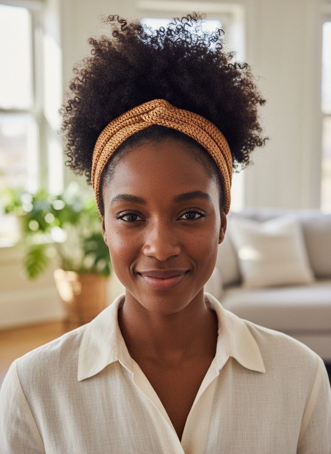 Sun Shield Headband Look
