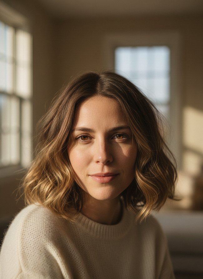 Loose Wavy Bob