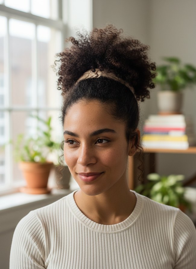 Sleek Crown Puff