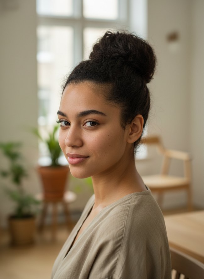 Sleek High Bun