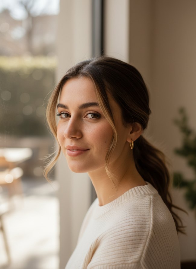Chic Low Ponytail Twist