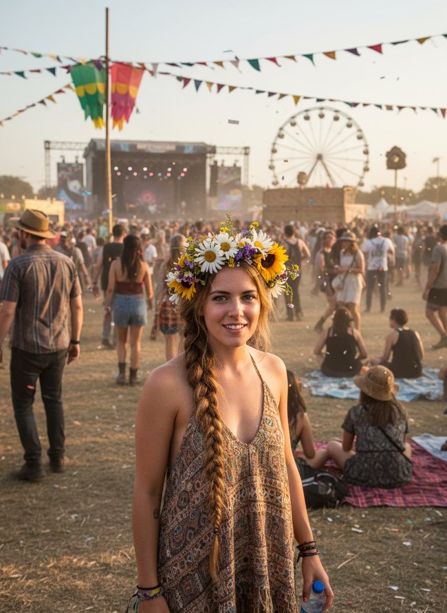 Flower Crown Fishtail