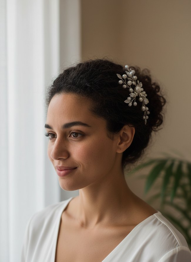 Pearl Embellished Hairpins
