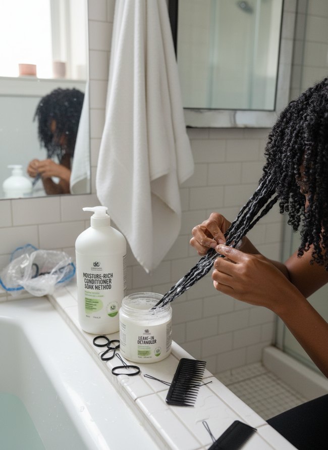 Moisture-Rich Conditioner Soak Method