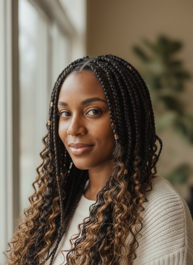 Goddess Box Braids