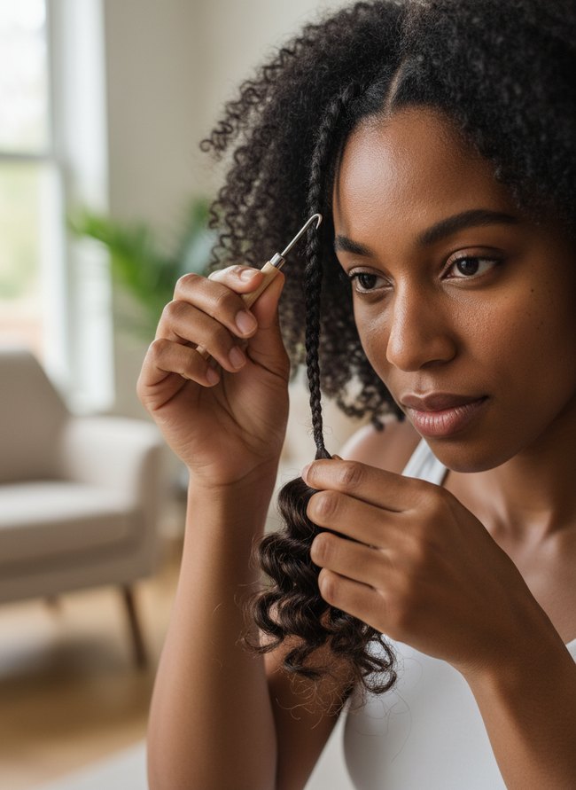 Crochet Hook Insertion