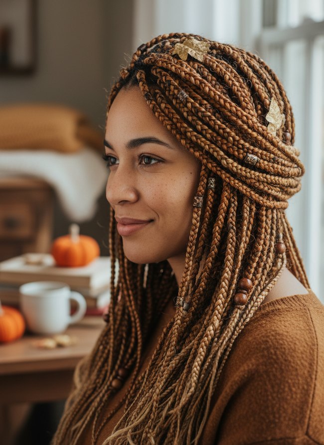 Caramel Mocha Goddess Braids