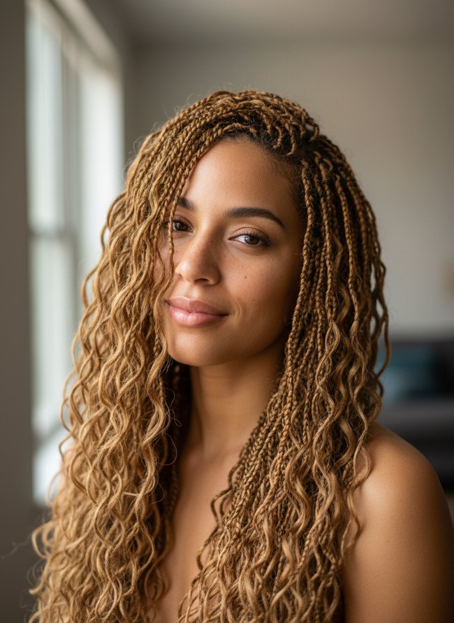 Soft Wavy River Locs