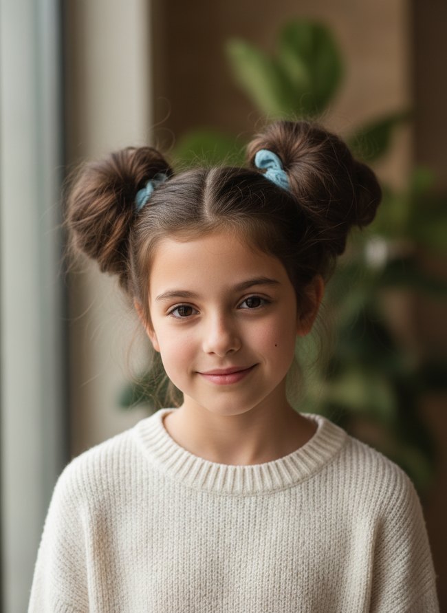 Double Puff Pigtails