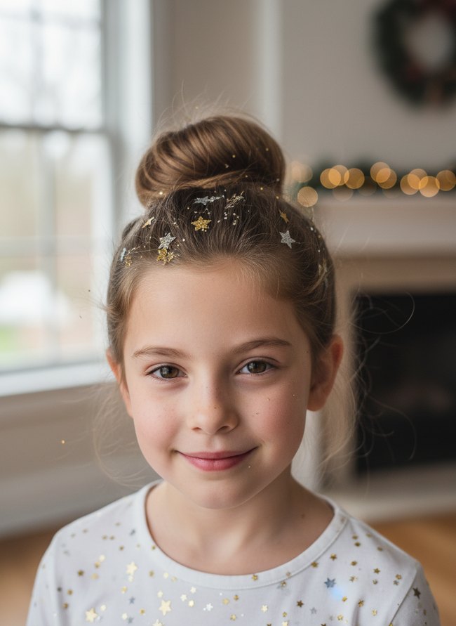 Glitter Star Bun