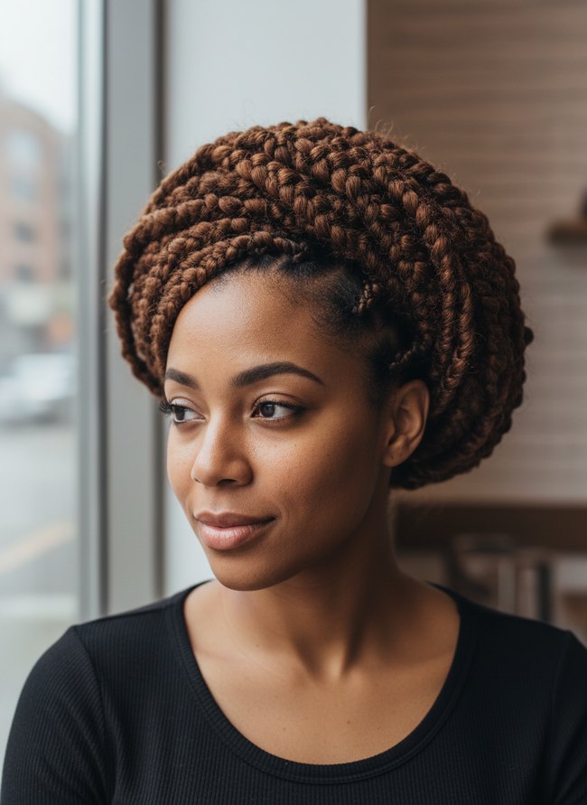 Textured Jumbo Twist Crown